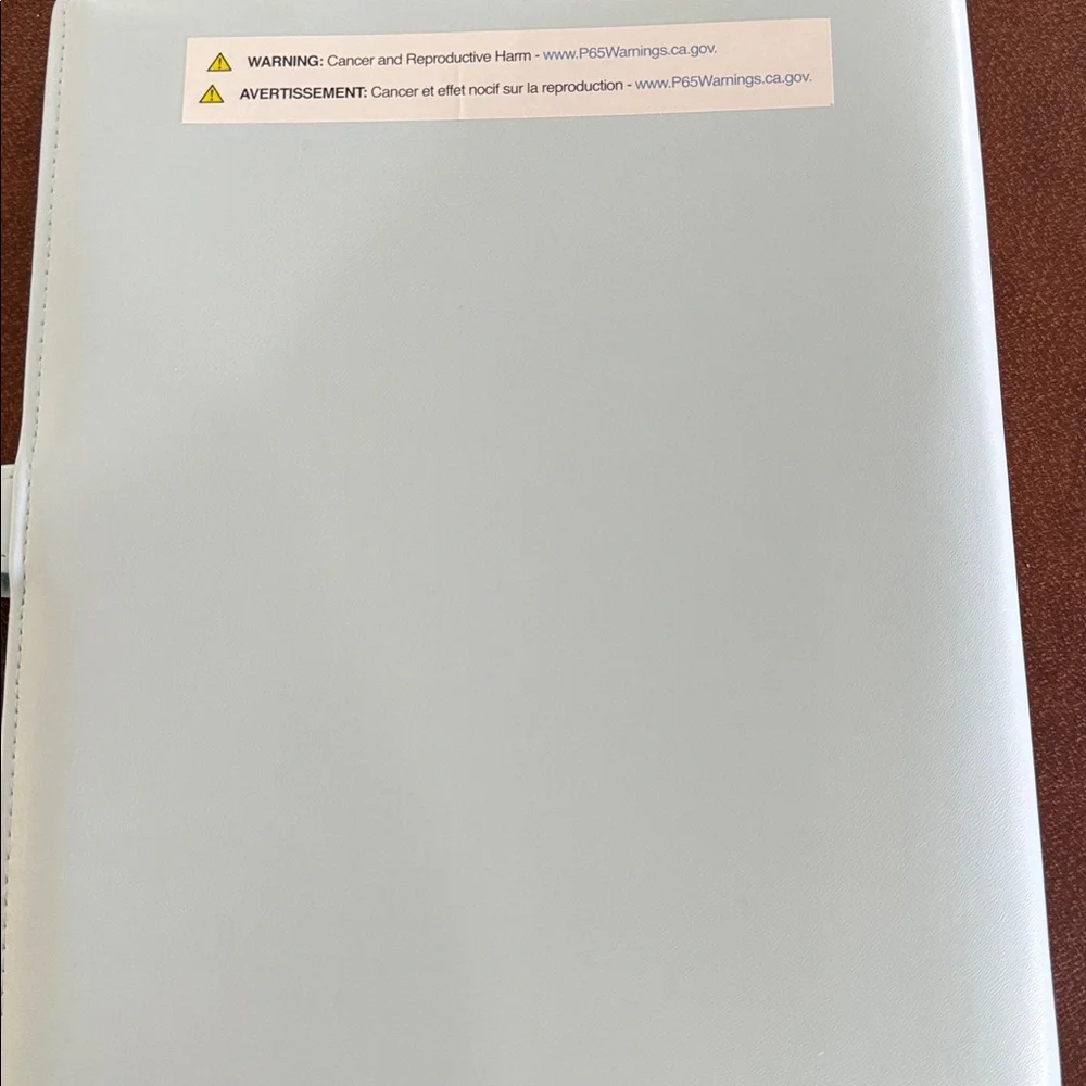 Recollections Mint Faux Leather 6-Ring Planner Binder with Snap